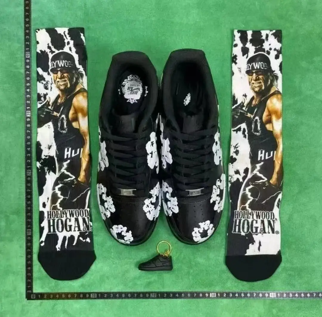 黑色鞋子+配件+袜子