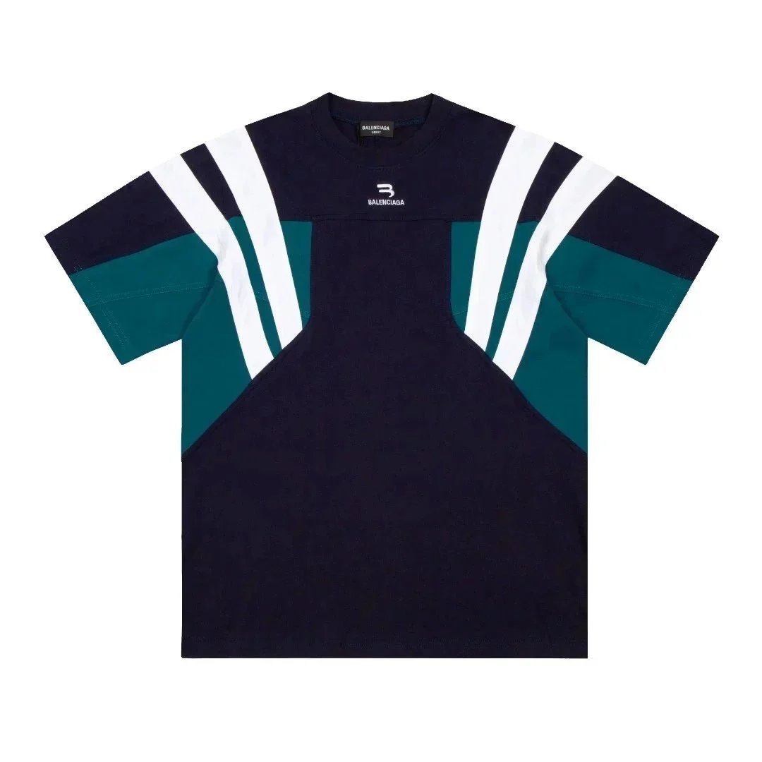 Black blue white stripe 002