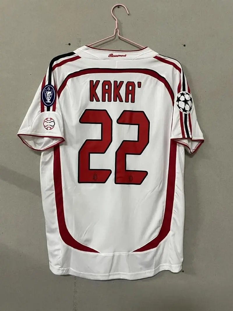 0607/AC客场22号卡卡#欧冠版+臂章