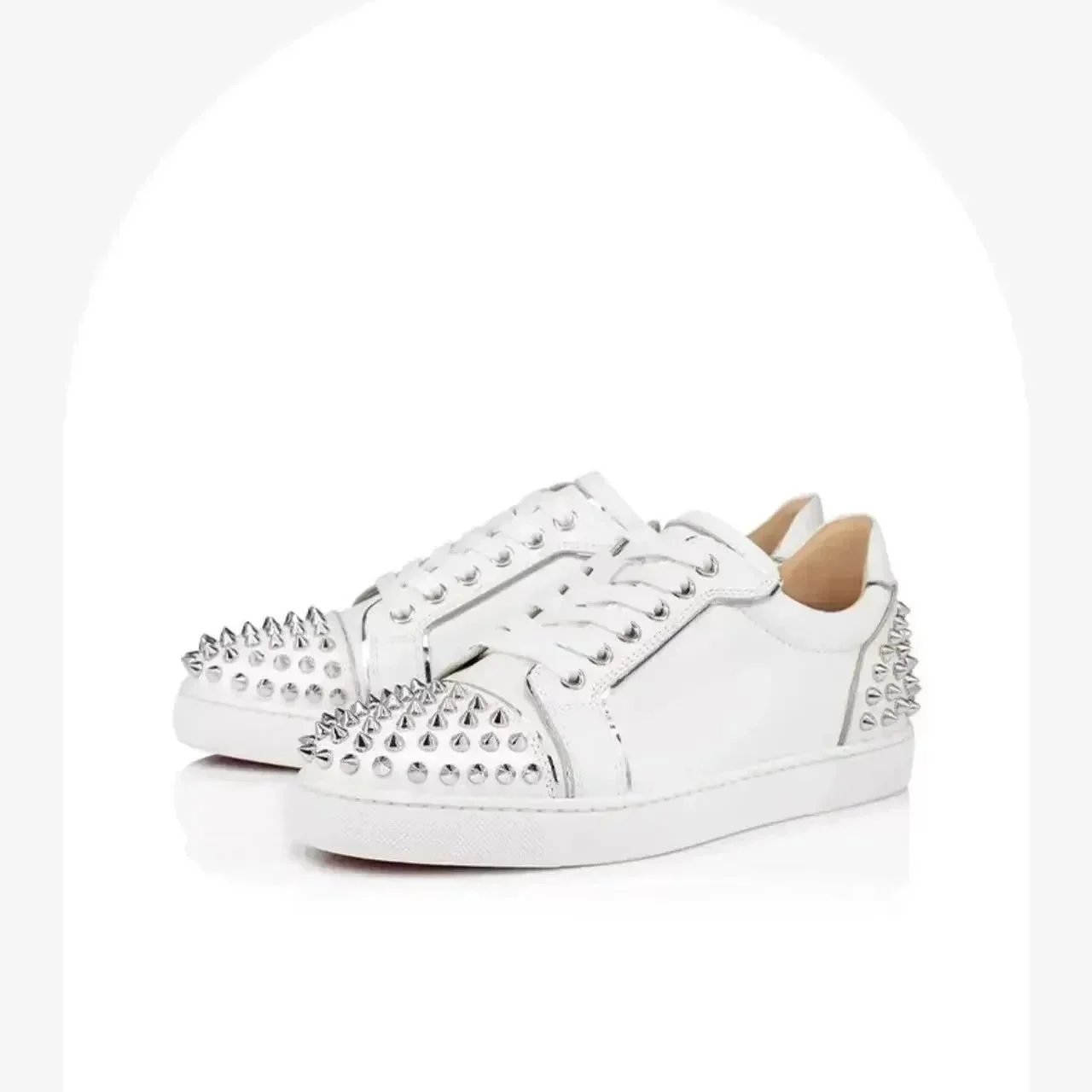 White front and rear nails